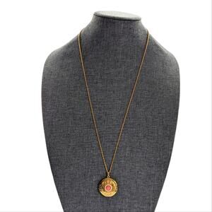 Vintage Avon Gold Tone Etched Special Memories Keepsake Locket Necklace